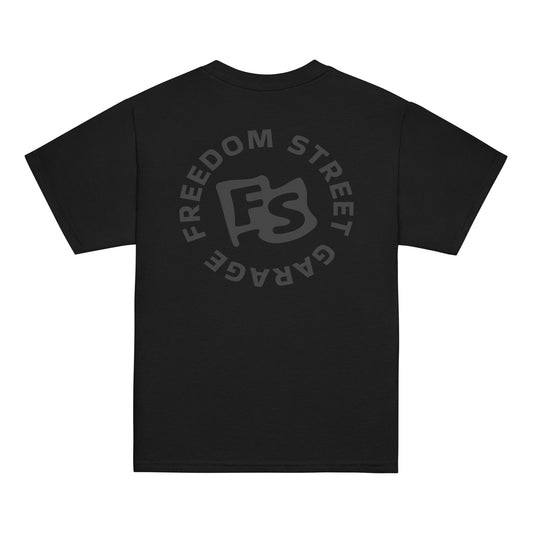 Youth Black-out Flag T-shirt