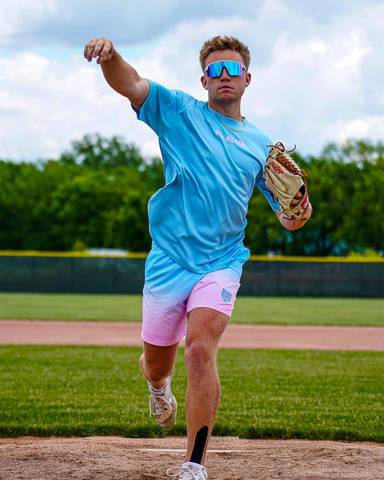 Cotton Candy Gradient Training Shorts