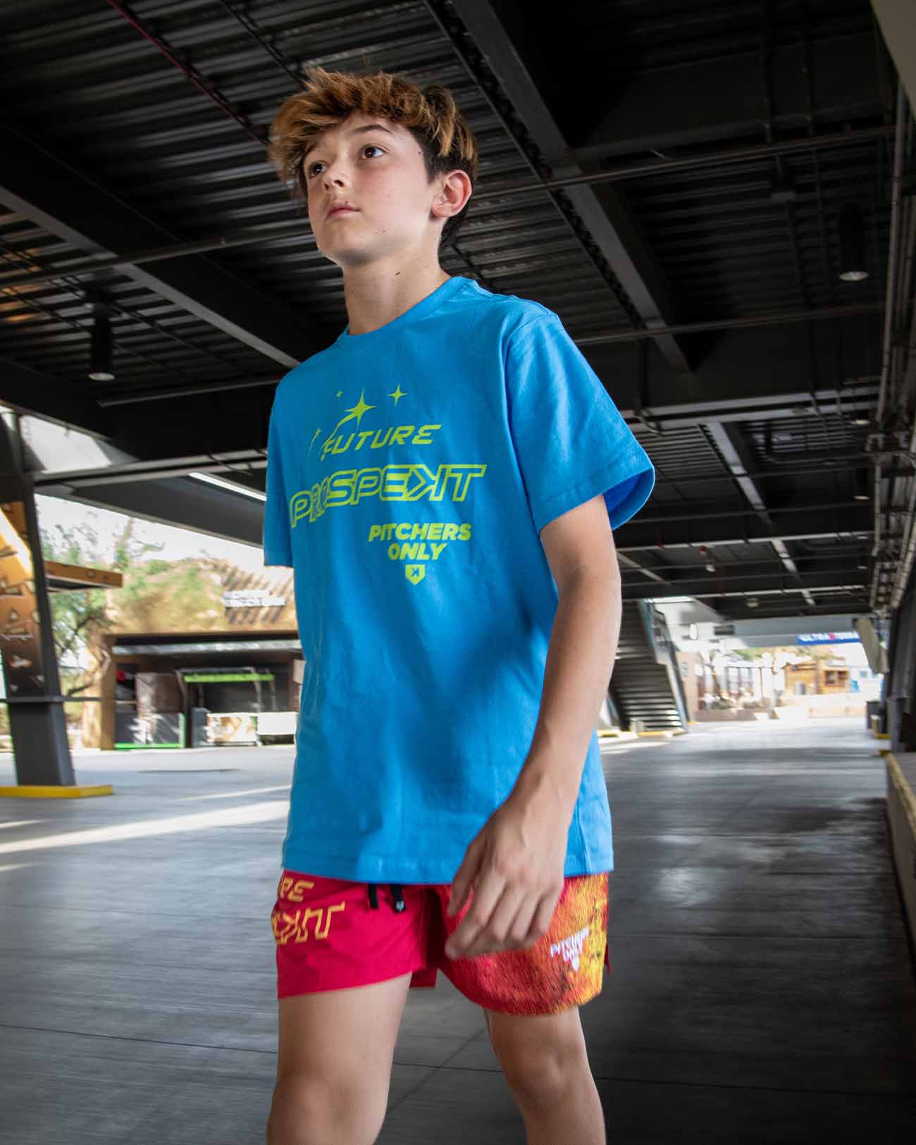 YOUTH Future Prospects Training Shorts - Virtual Pink