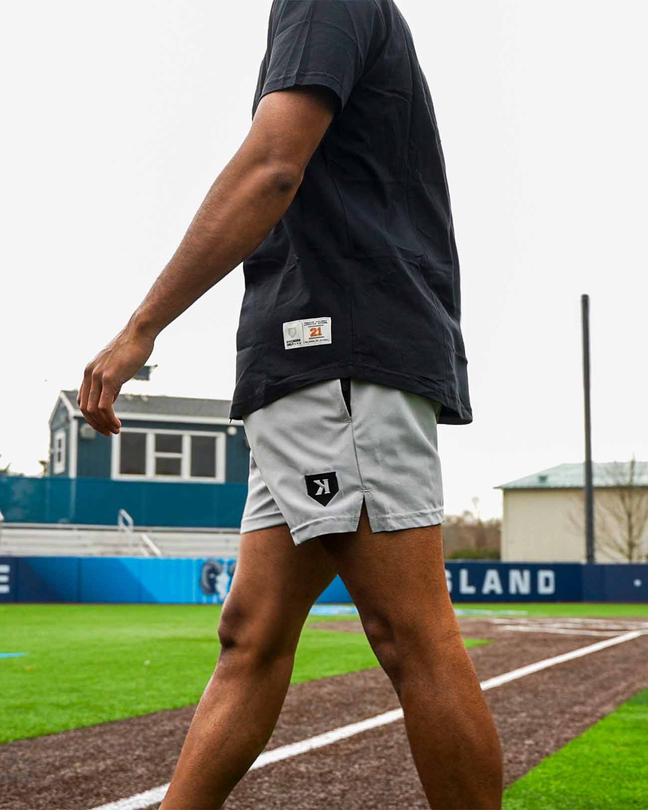 Gray Training Shorts