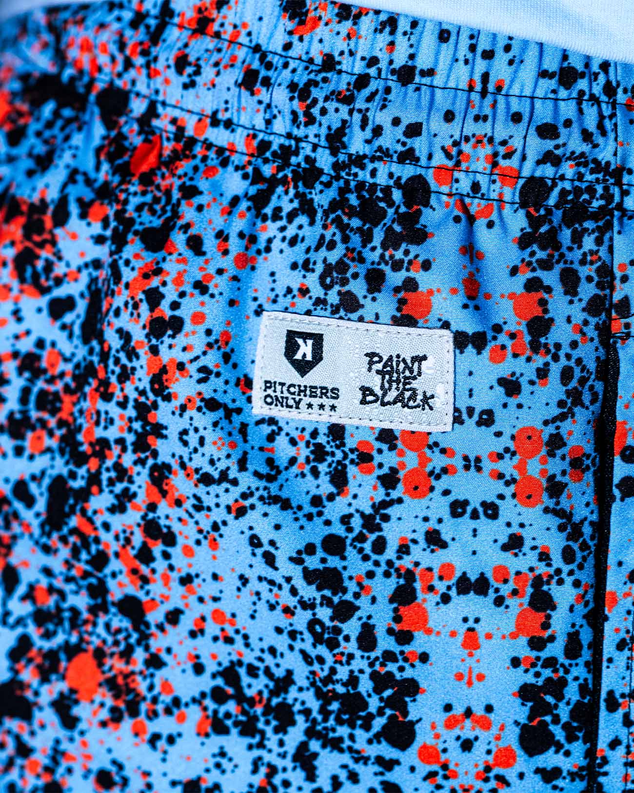 YOUTH Paint The Black Shorts - Bullpen Blue