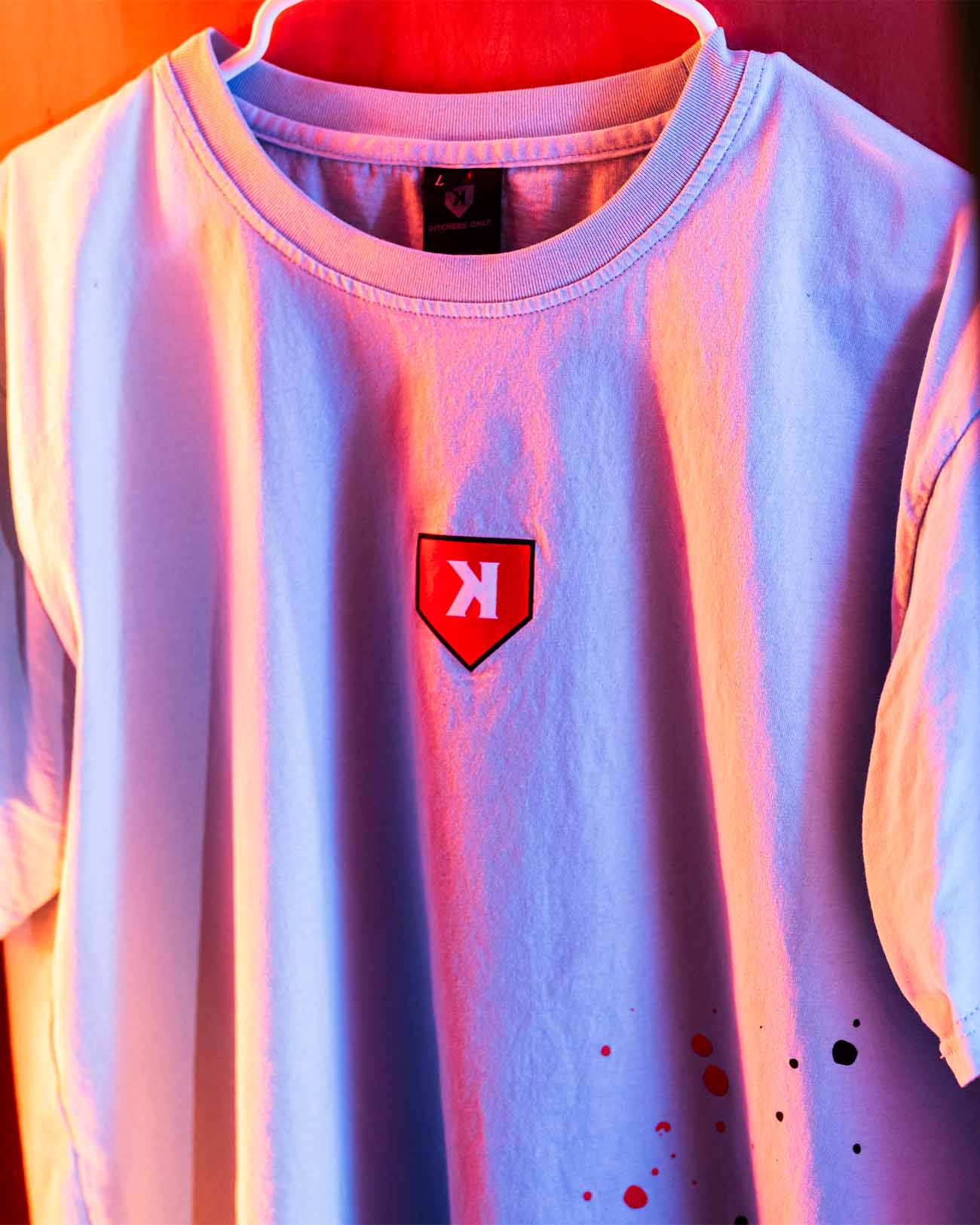 Paint The Black Tee - Bullpen Blue