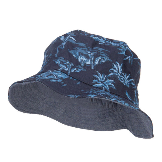 Boy's Reversible Cotton Bucket Hat