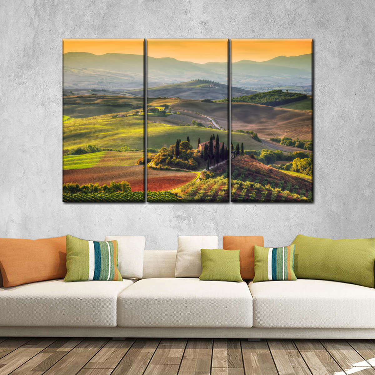 Tuscany At Dawn Wall Art