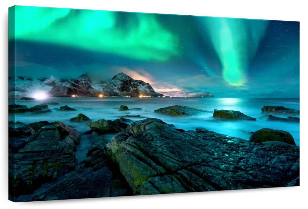 Stunning Lofoten Aurora Borealis Wall Art