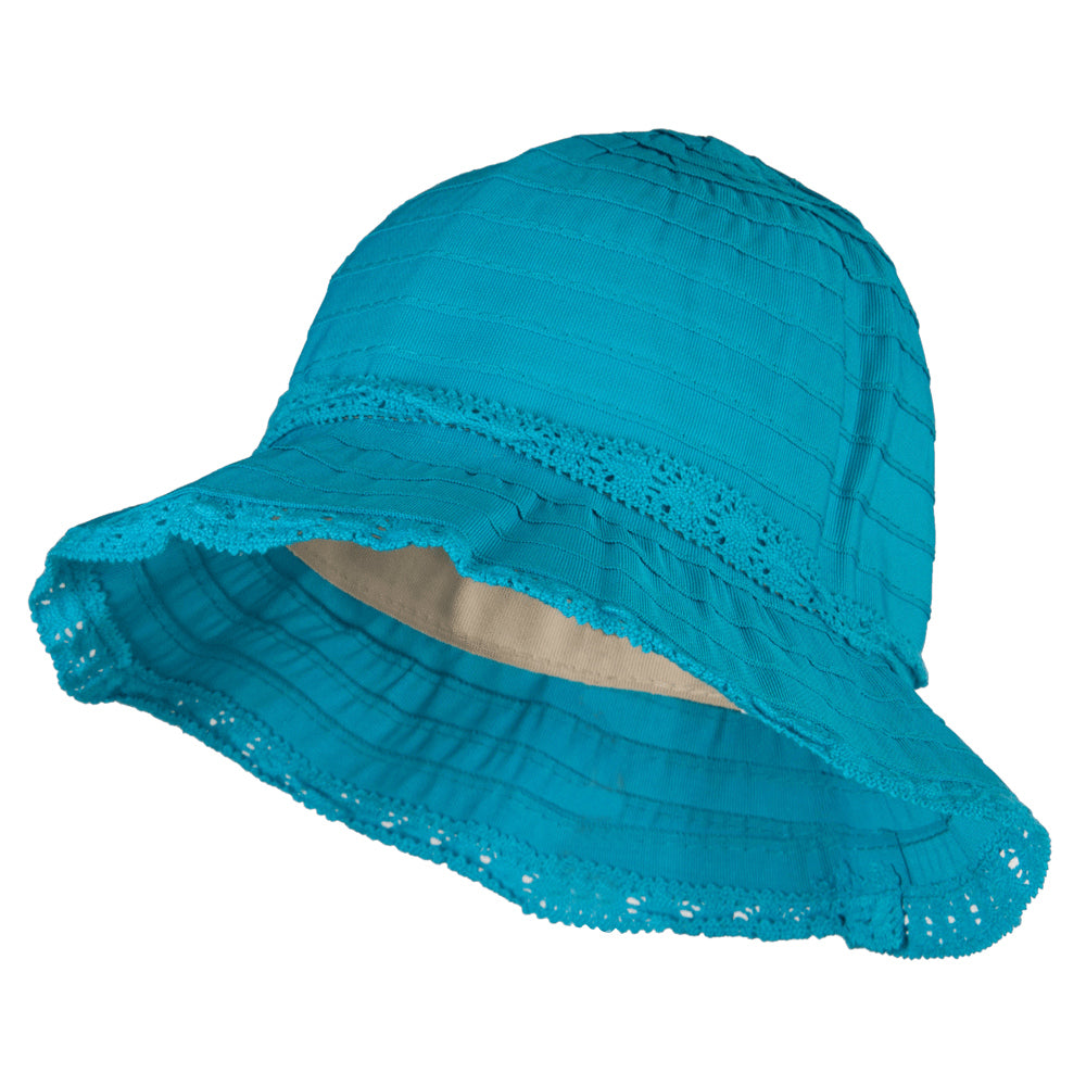 Girl's Bow Accent Bucket Hat