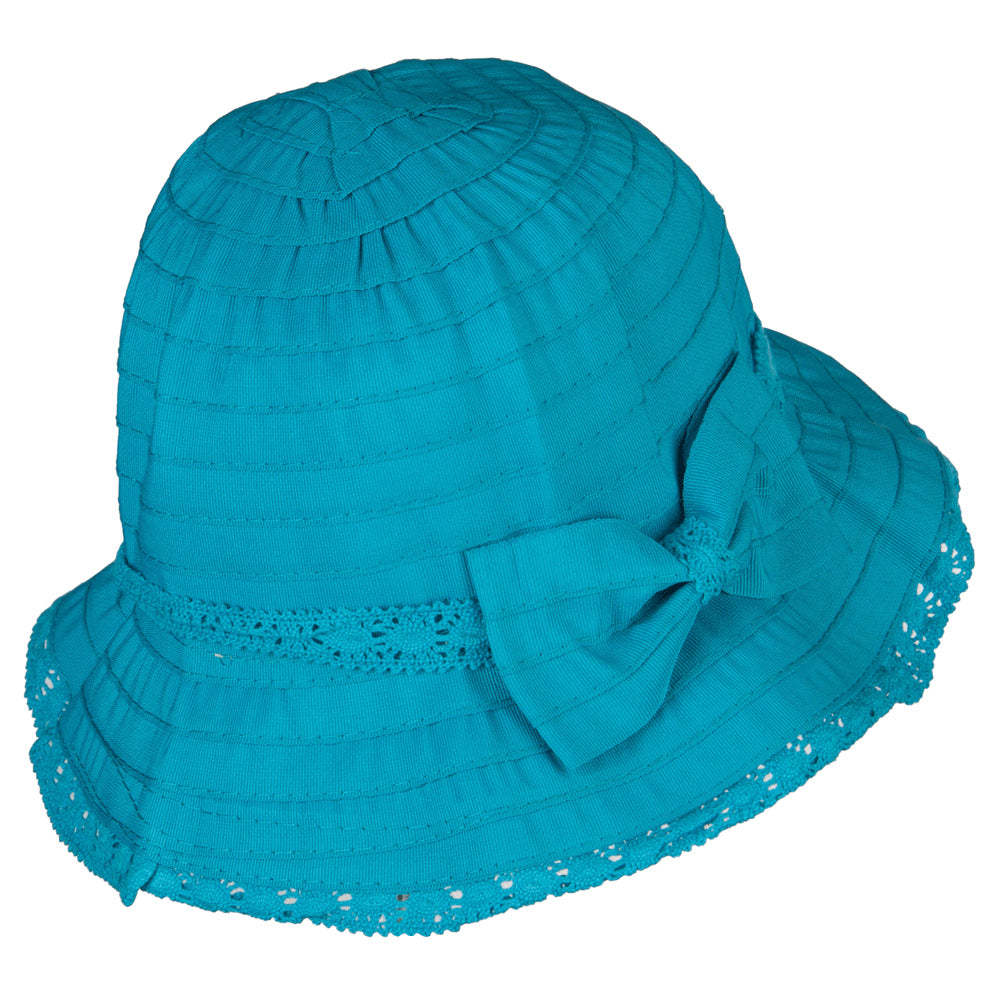 Girl's Bow Accent Bucket Hat