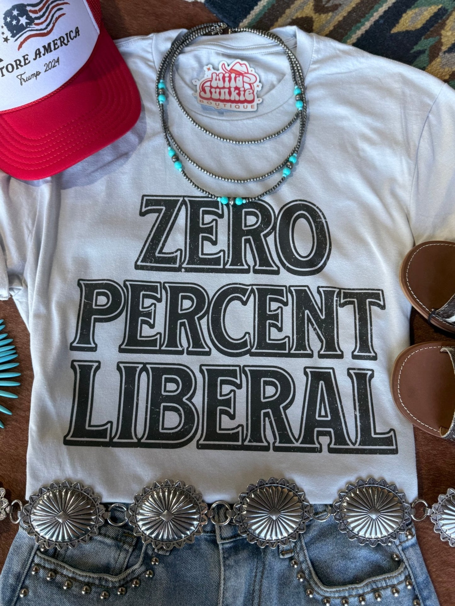 Zero Percent Liberal Graphic Tee
