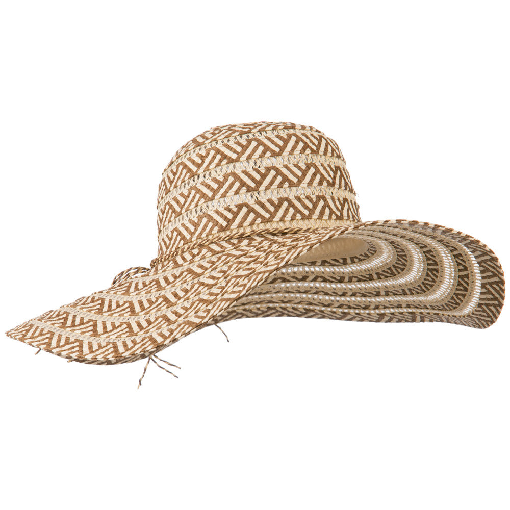 Zig Zag Toyo Braid Hat