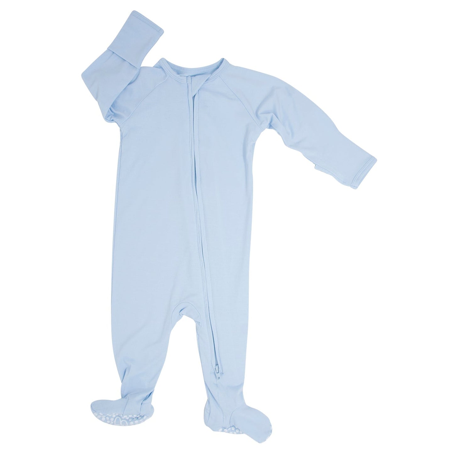Zipper Footie Bashful Blue
