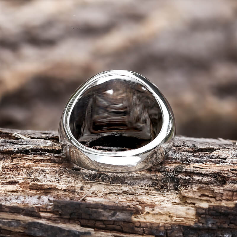 Zodiac Signs Symbol Stainless Steel Ring