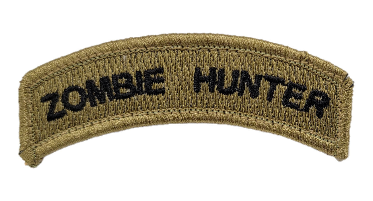 Zombie Hunter Tab Morale Patch - Various Colors