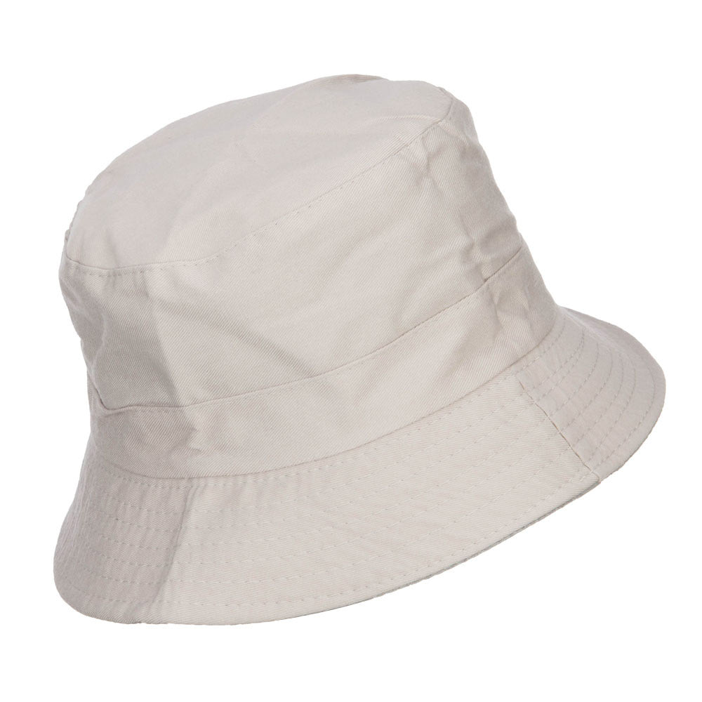 Zip Pocket Cotton Bucket Hat