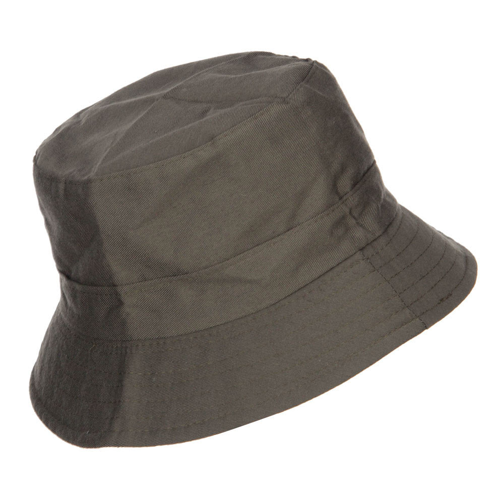 Zip Pocket Cotton Bucket Hat