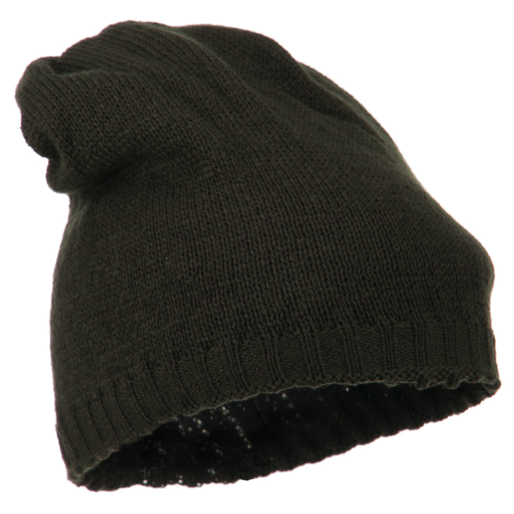 Big Size Zig Zag Vintage Reversible Beanie