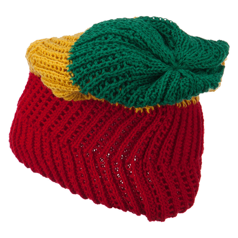 Big Size Zig Zag Vintage Reversible Beanie