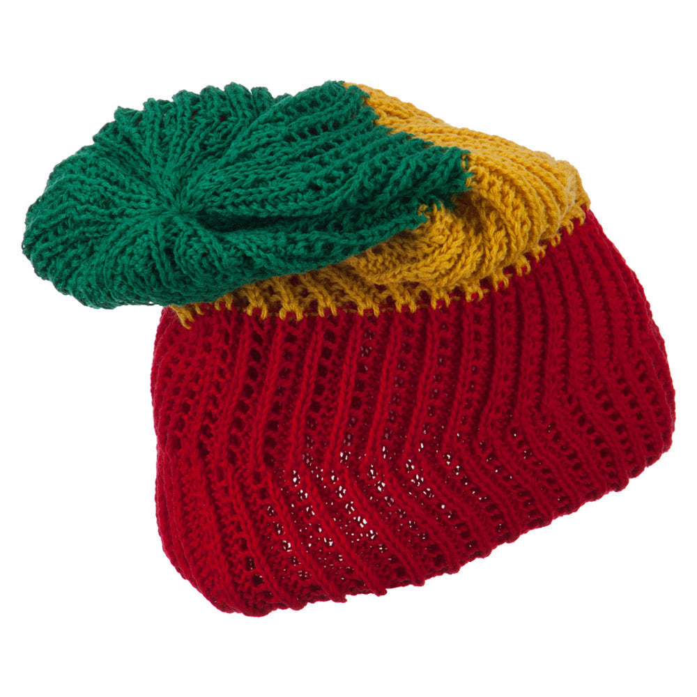 Big Size Zig Zag Vintage Reversible Beanie