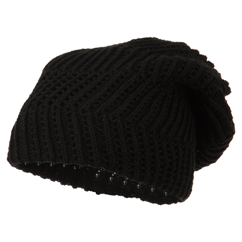 Big Size Zig Zag Vintage Reversible Beanie
