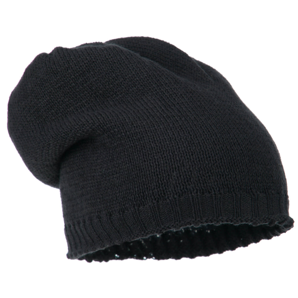 Big Size Zig Zag Vintage Reversible Beanie