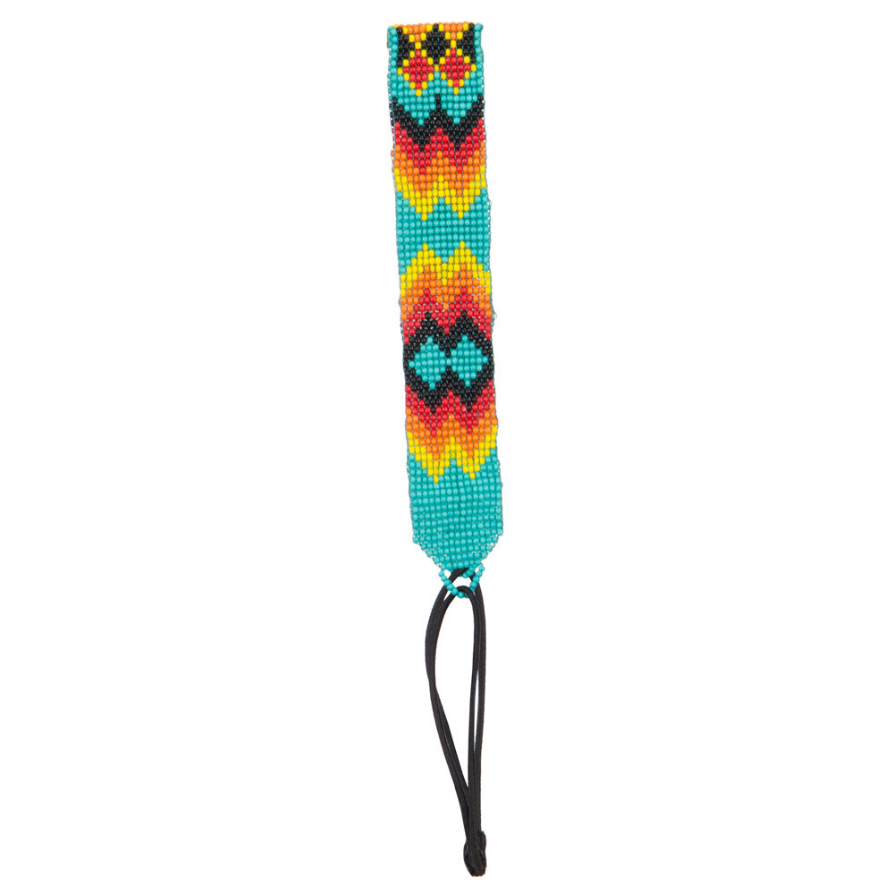 Zig Zag Beaded Elastic Headband