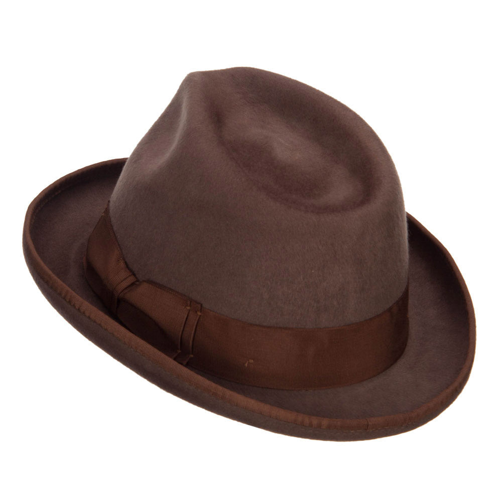 Men's Brushed Wool Felt Fedora