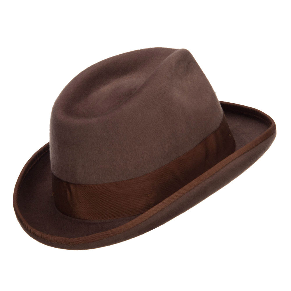 Men's Brushed Wool Felt Fedora