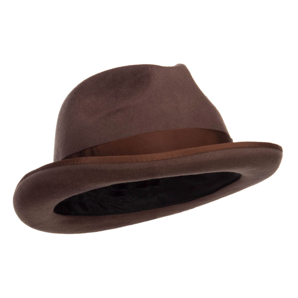 Men's Brushed Wool Felt Fedora