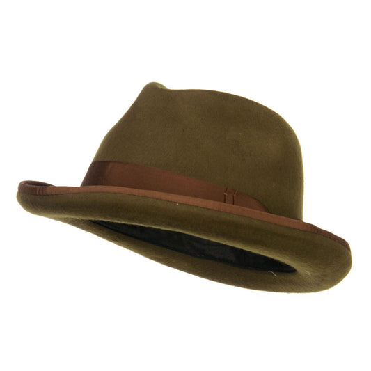 Men's Brushed Wool Felt Fedora