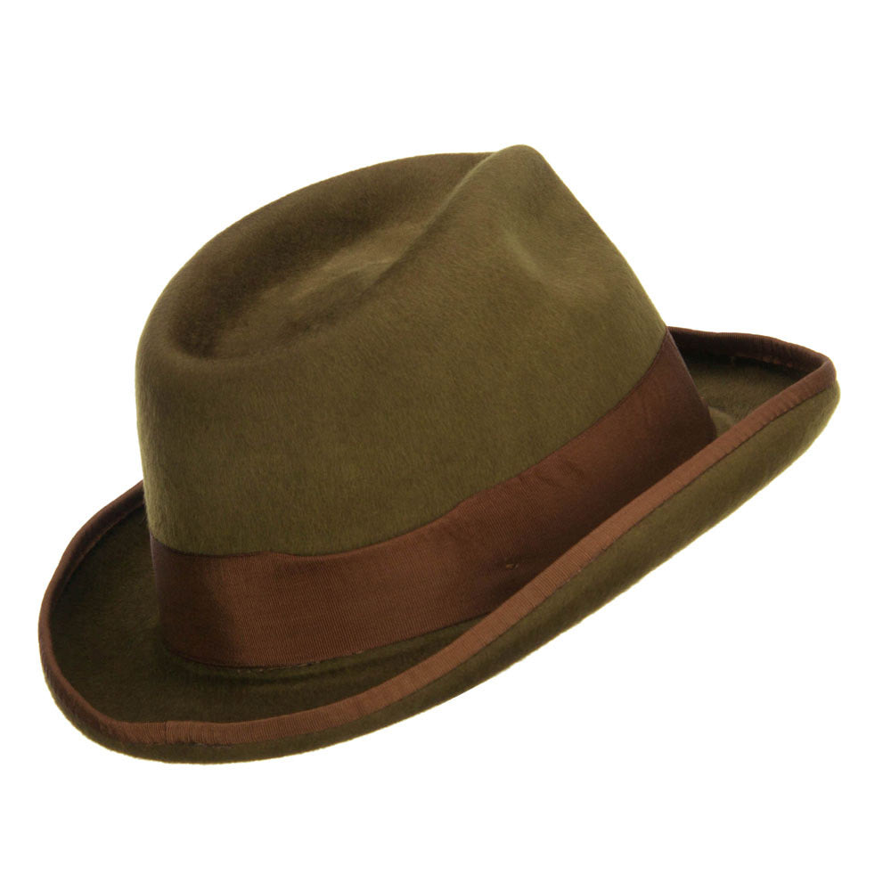 Men's Brushed Wool Felt Fedora