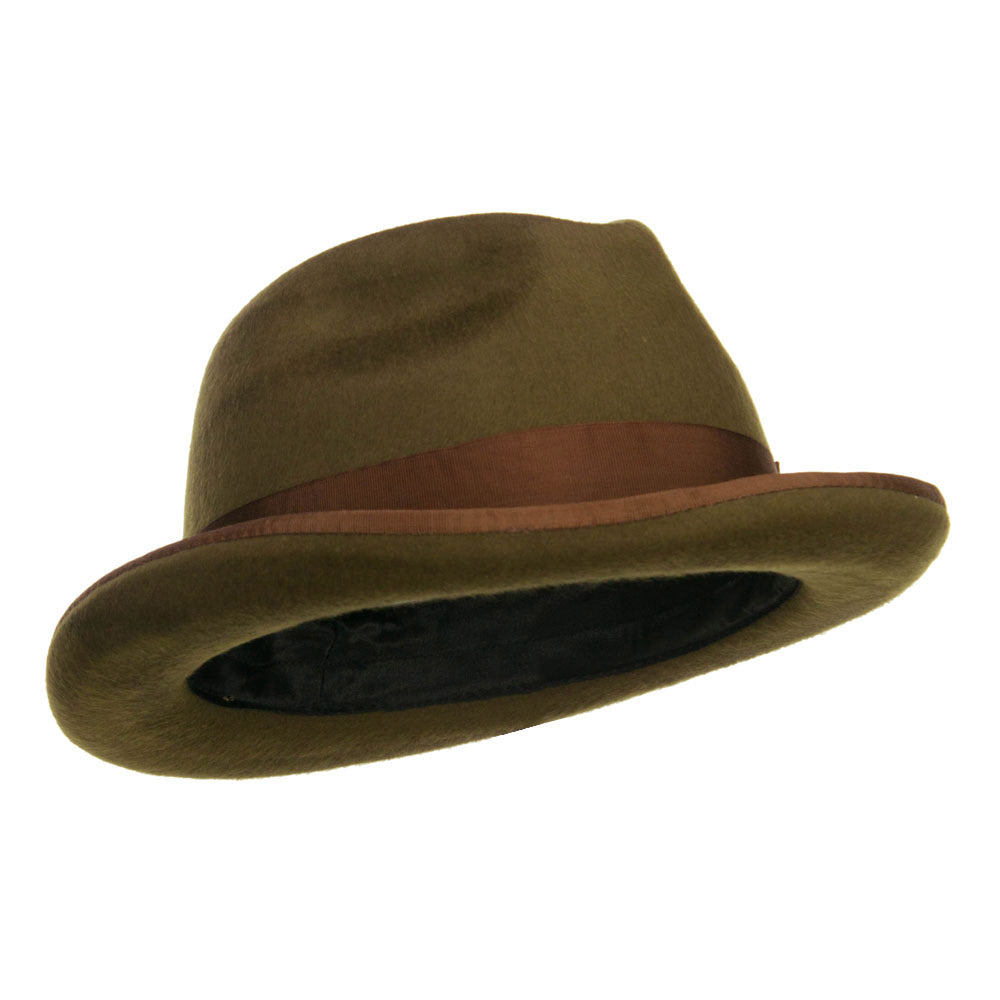 Men's Brushed Wool Felt Fedora