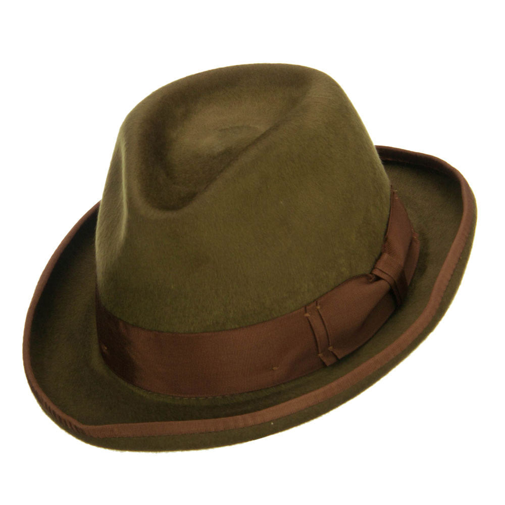 Men's Brushed Wool Felt Fedora