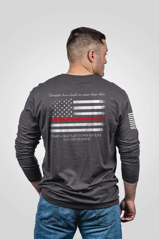Men's Long Sleeve - Thin Red Line