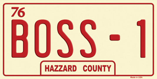 Boss 1 Novelty Sticker Decal