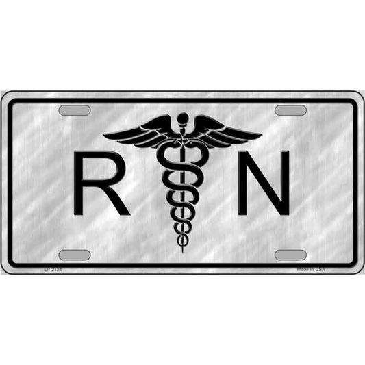 RN Metal Novelty License Plate