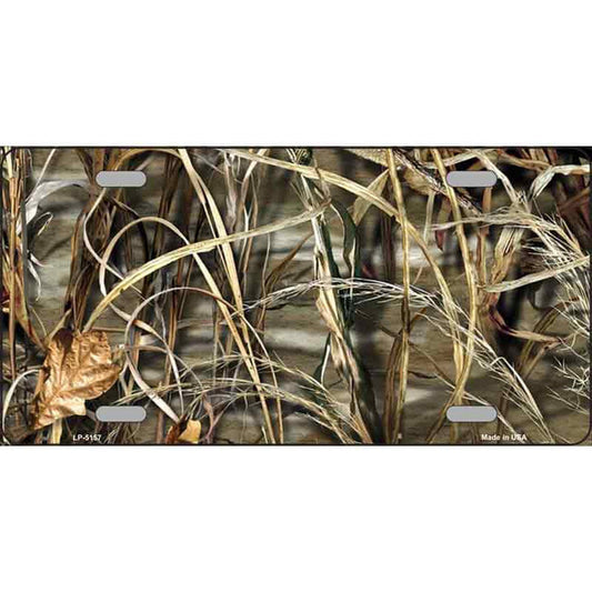 Camo Sticks Metal Novelty License Plate