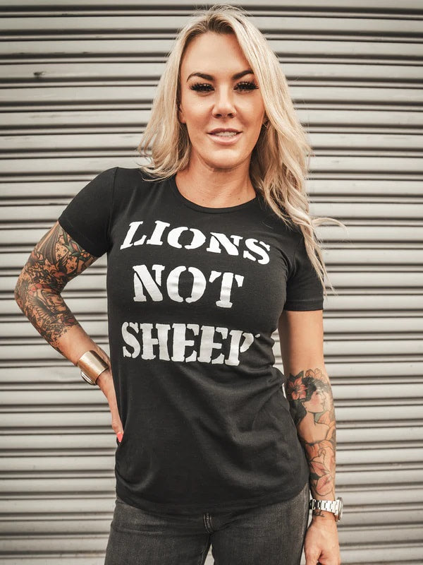 LIONS NOT SHEEP OG WOMENS TEE