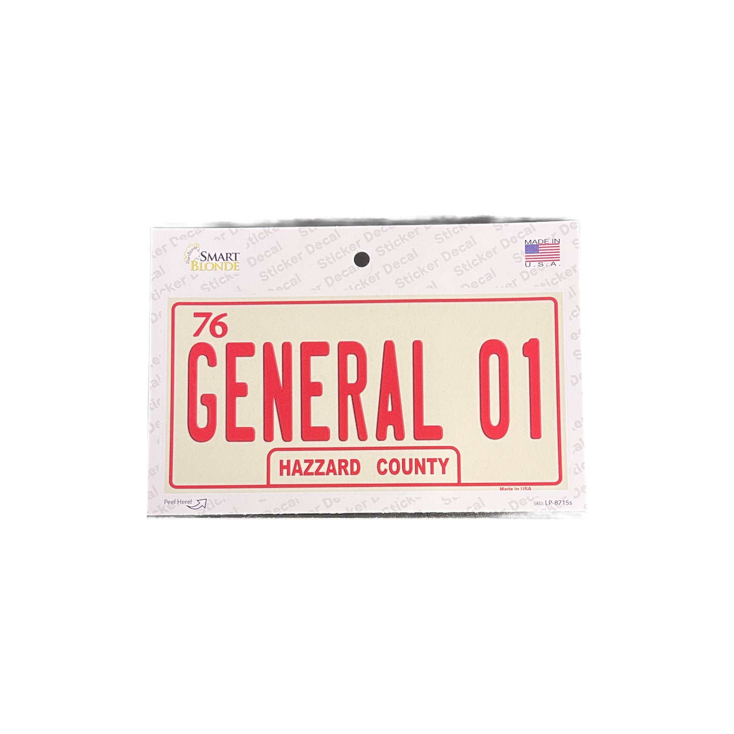 General 01 Novelty Sticker Decal