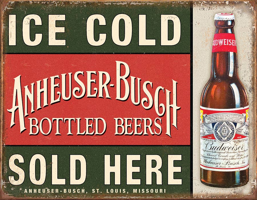 Anheuser-Busch - Ice Cold Sign