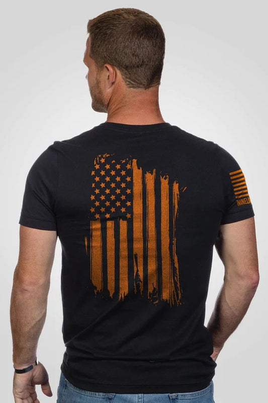 Men's T-Shirt - America Orange