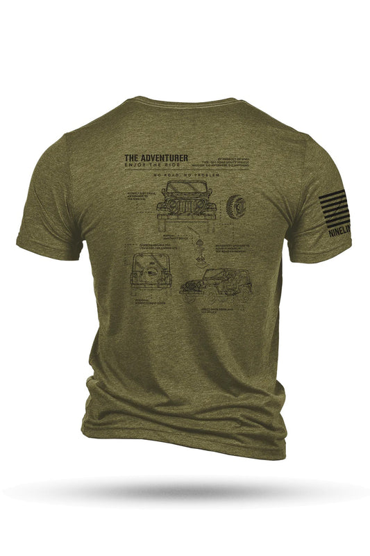 Men's Tri-Blend T-Shirt - The Adventurer