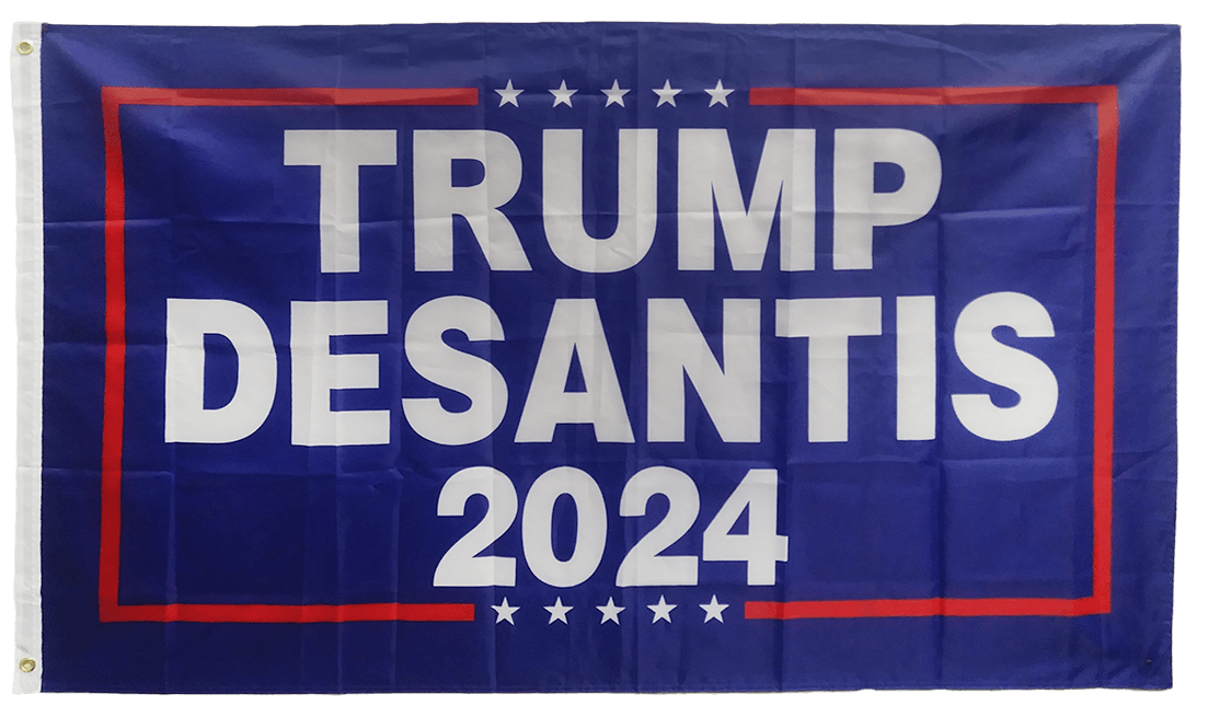 Trump DeSantis 2024 Flag