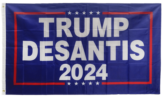 Trump DeSantis 2024 Flag