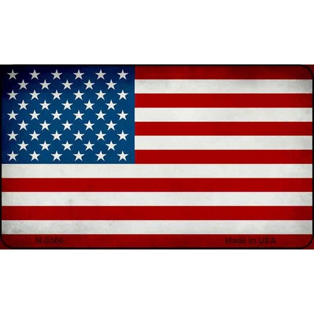 American Flag Patriotic Novelty Metal Magnet