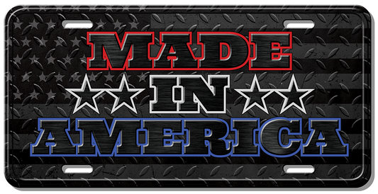 Made in America License Plate