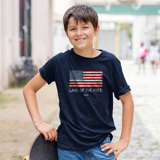 Youth T-Shirt Patriotic 2023 Navy