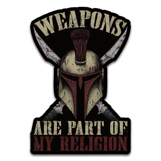Weapons Are Part Of My Religion Decal