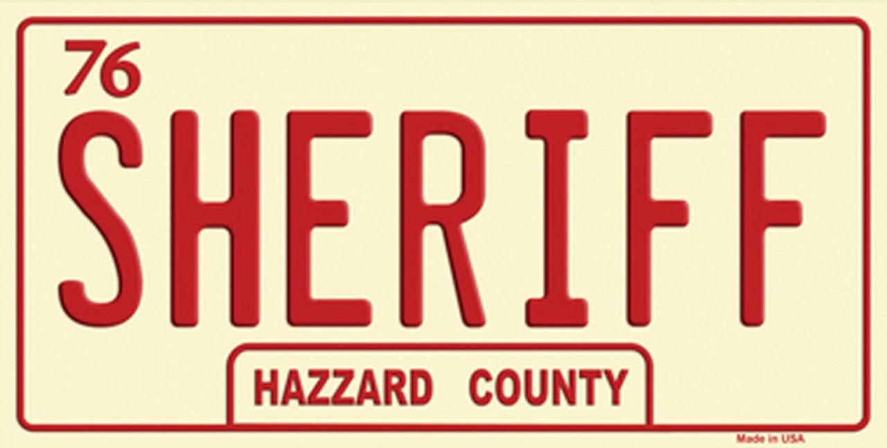 Sheriff Novelty Sticker Decal